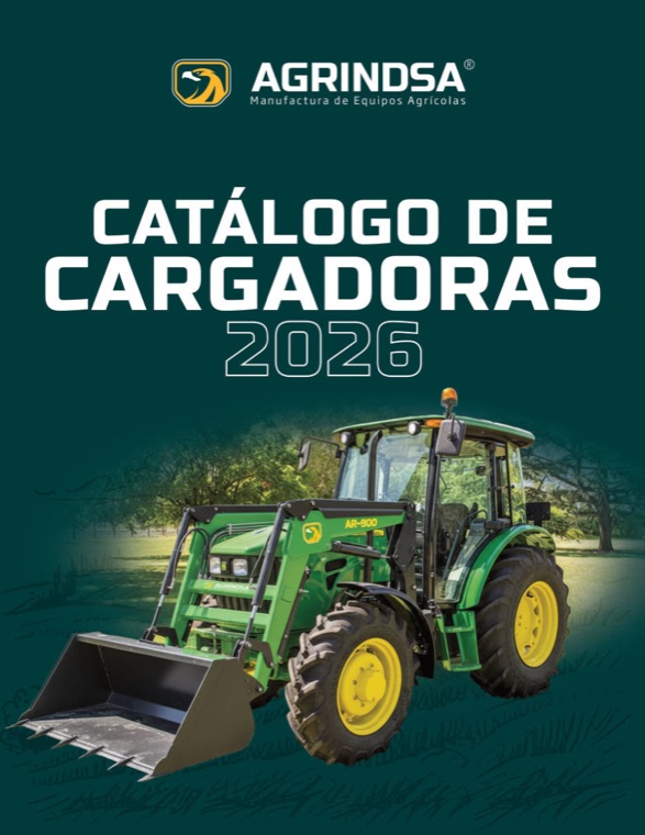 Portada Catálogo de Cargadoras Agrindsa 2026
