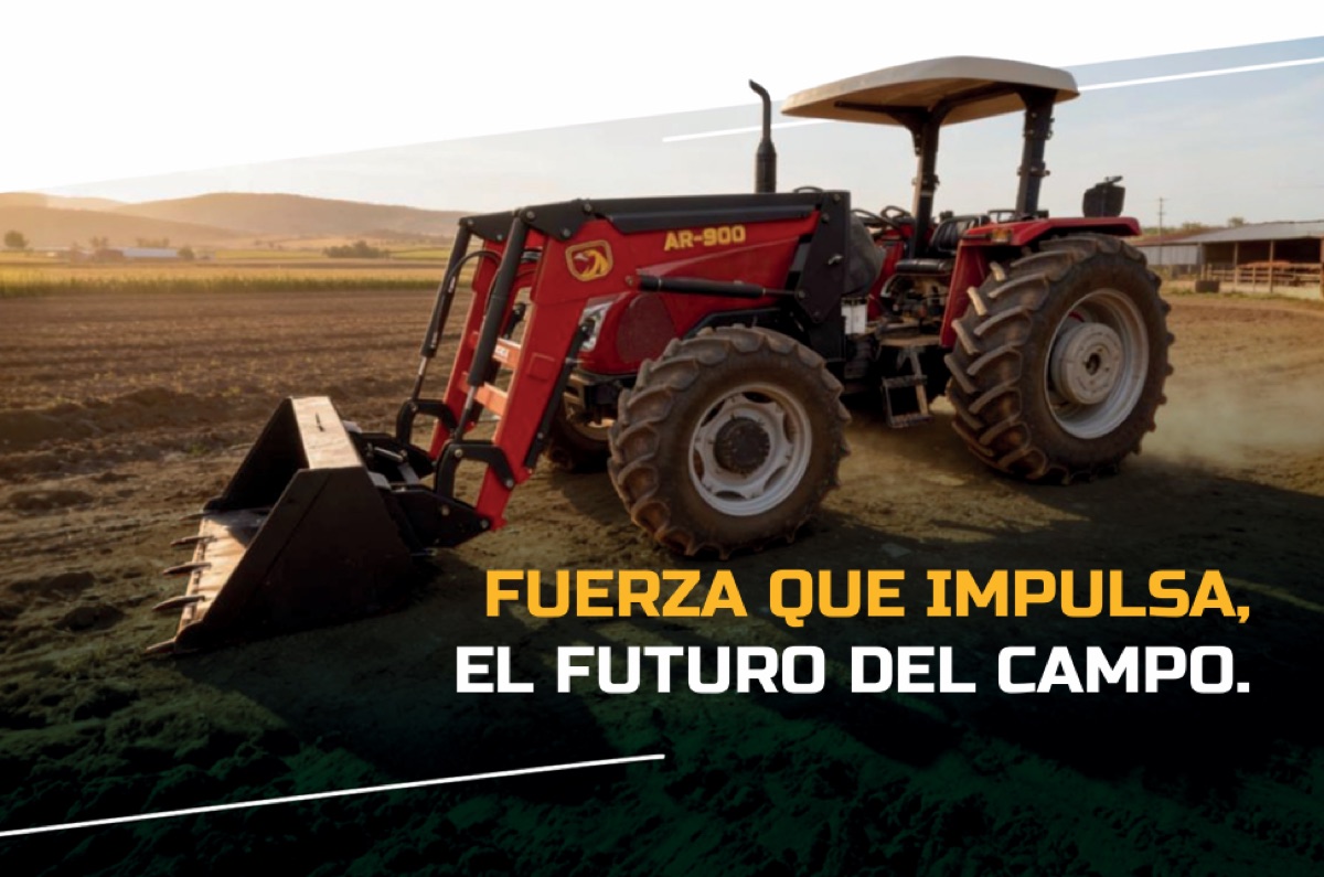 Tractor con cargadora frontal Agrindsa